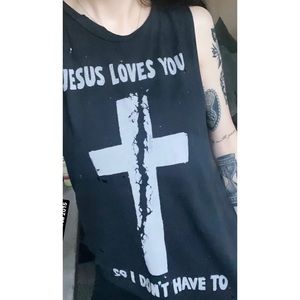 Unif jesus loves you tank